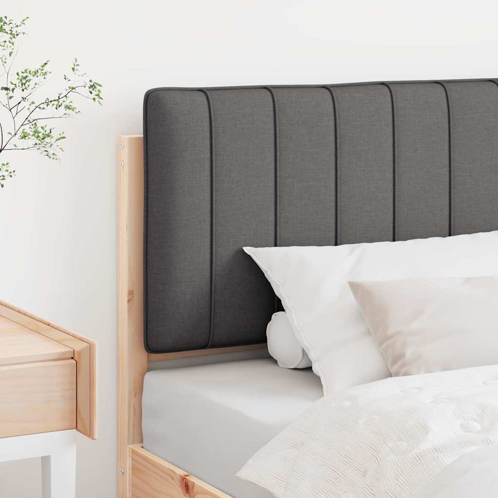 Gepolstertes Kopfteil mit Kopfteil Braun und Dunkelgrau 75 cm