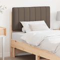 Gepolstertes Kopfteil mit Kopfteil Braun und Taupe 75 cm