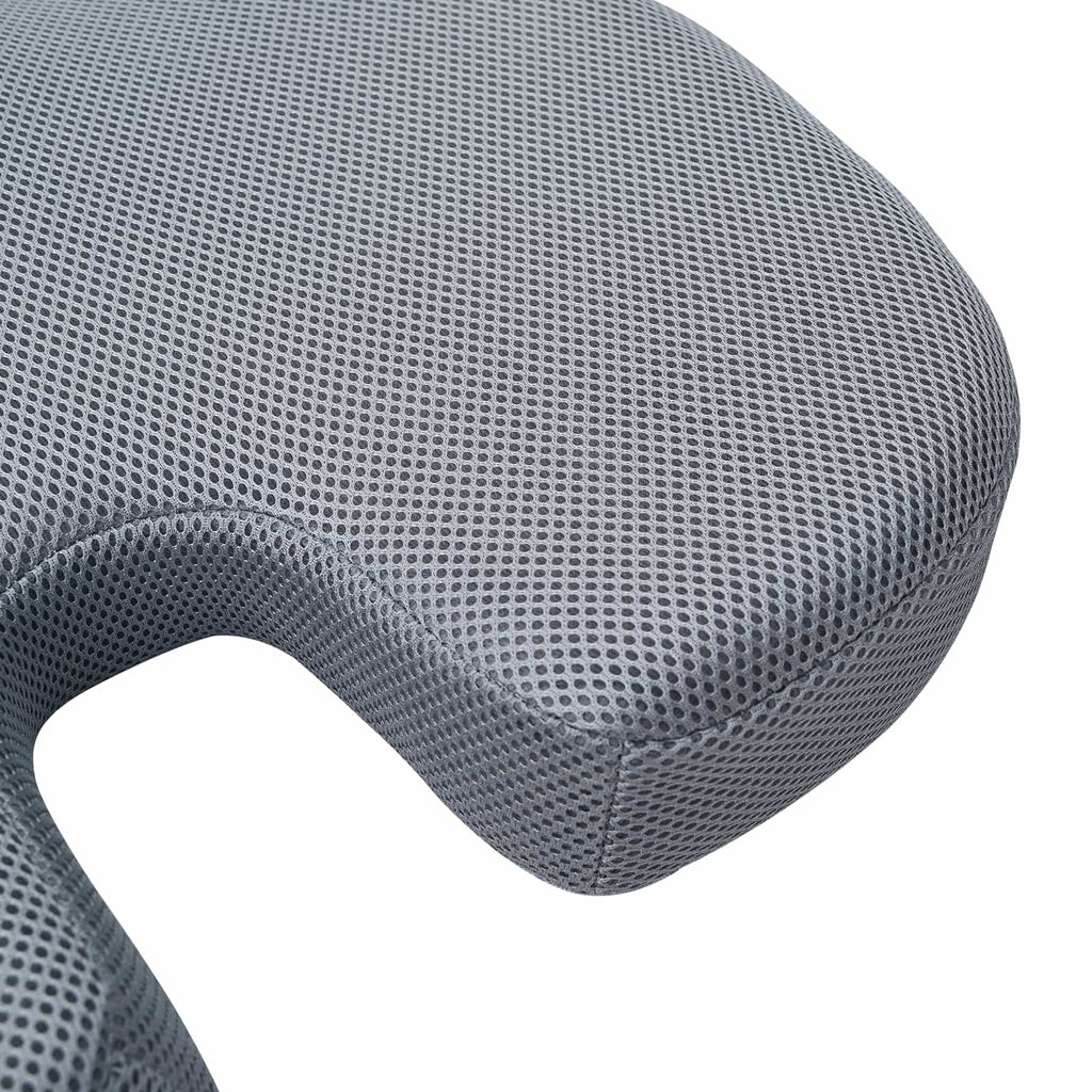 Sitzkissen Einfarbig Grau 47 x 37 x 8 cm Viscoschaum