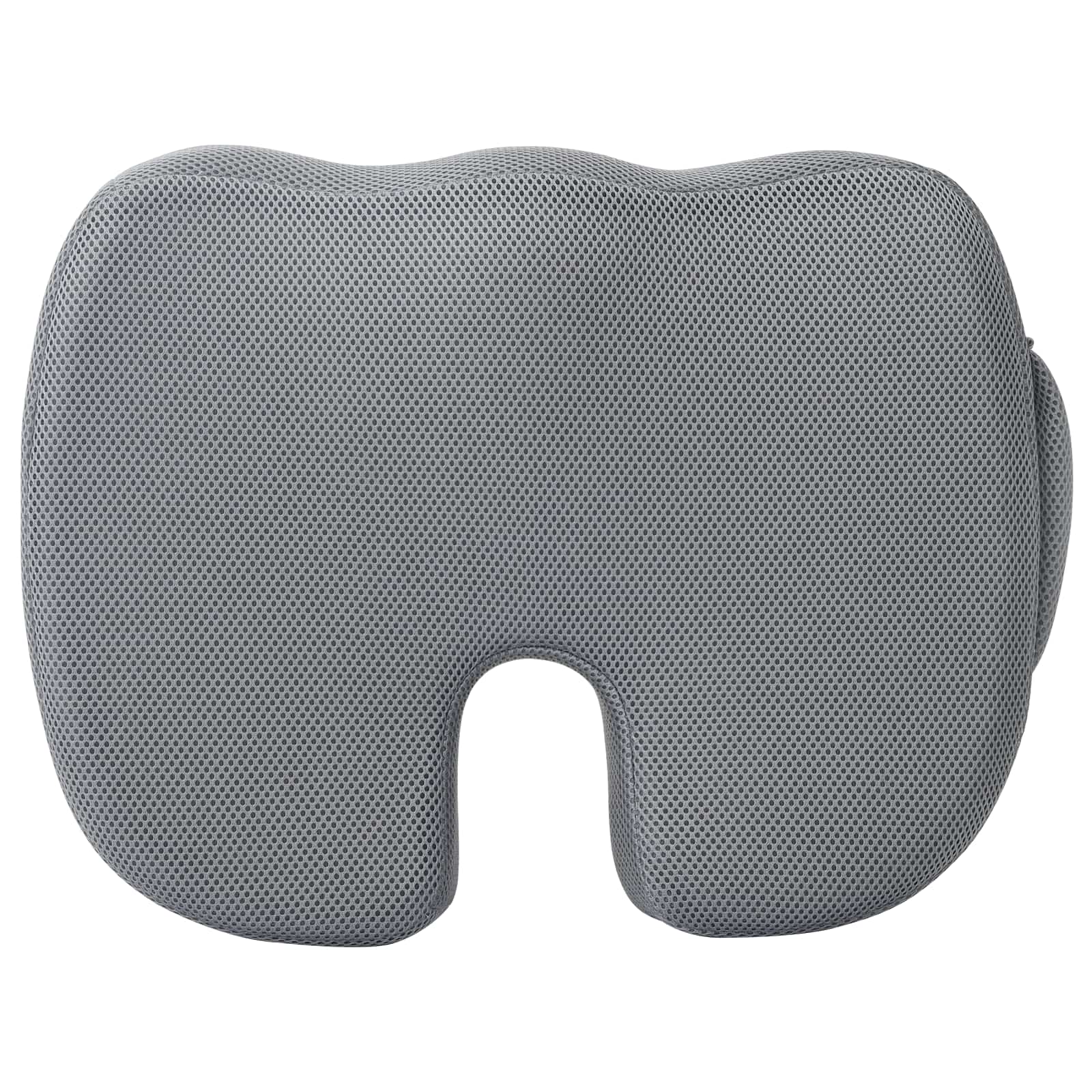 Sitzkissen Einfarbig Grau 47 x 37 x 8 cm Viscoschaum