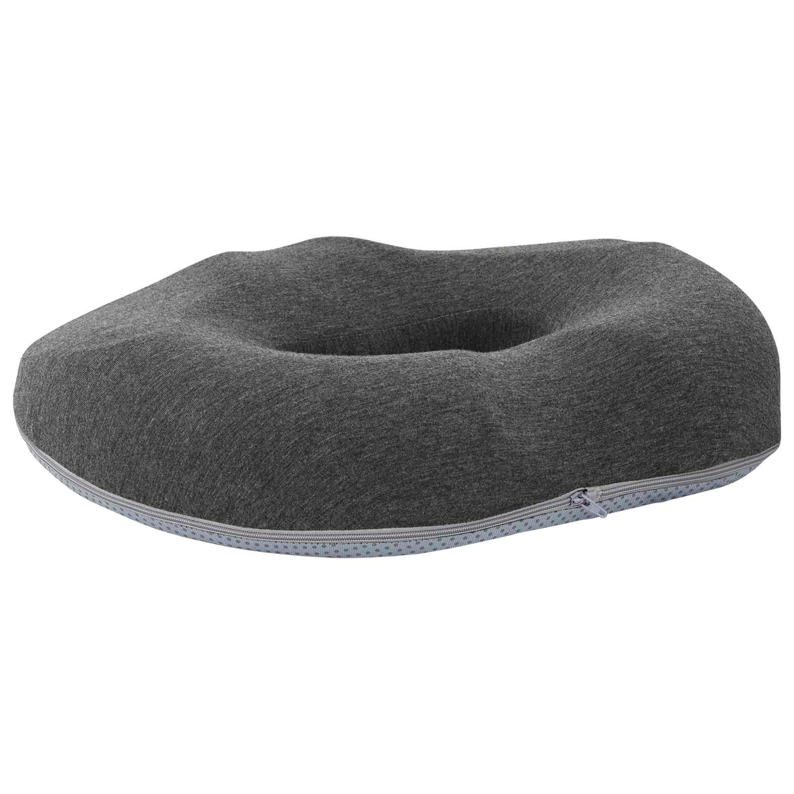 Sitzkissen Einfarbig Dunkelgrau 42 x 36,5 x 8 cm Viscoschaum