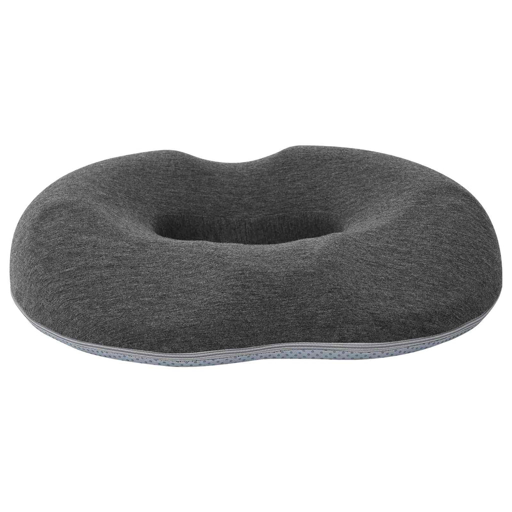 Sitzkissen Einfarbig Dunkelgrau 42 x 36,5 x 8 cm Viscoschaum