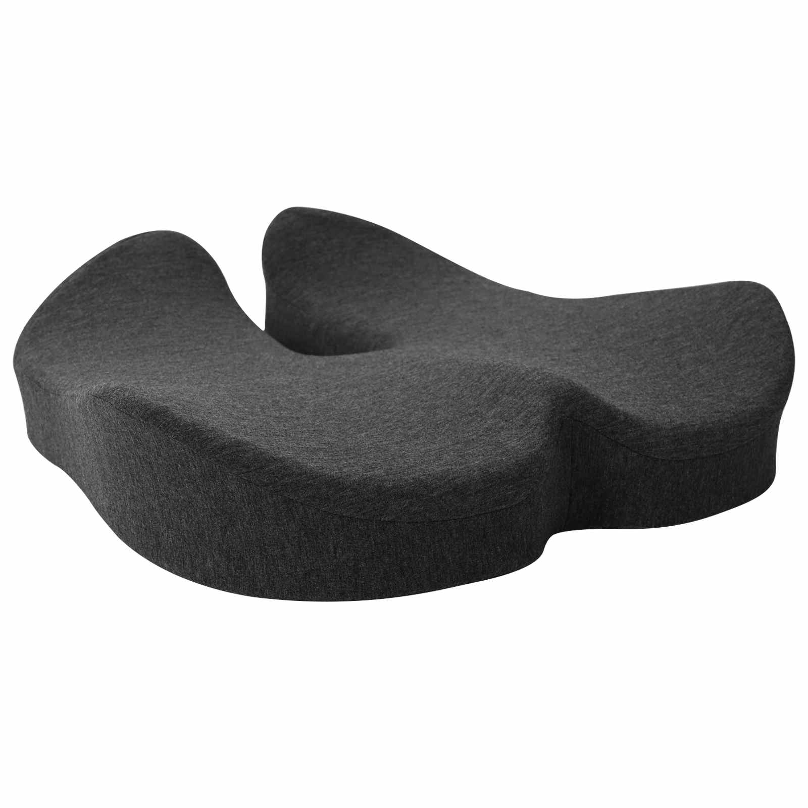 Sitzkissen Einfarbig Dunkelgrau 50 x 43 x 10 cm Viscoschaum