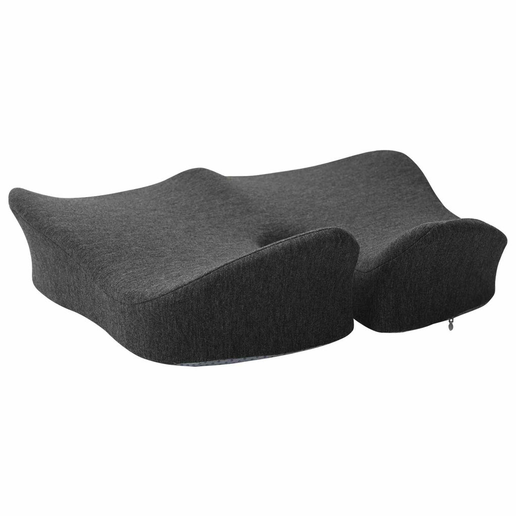 Sitzkissen Einfarbig Dunkelgrau 50 x 43 x 10 cm Viscoschaum