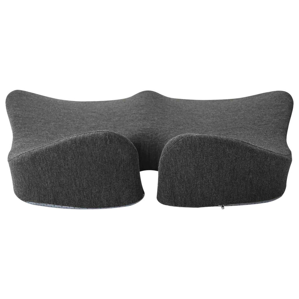Sitzkissen Einfarbig Dunkelgrau 50 x 43 x 10 cm Viscoschaum
