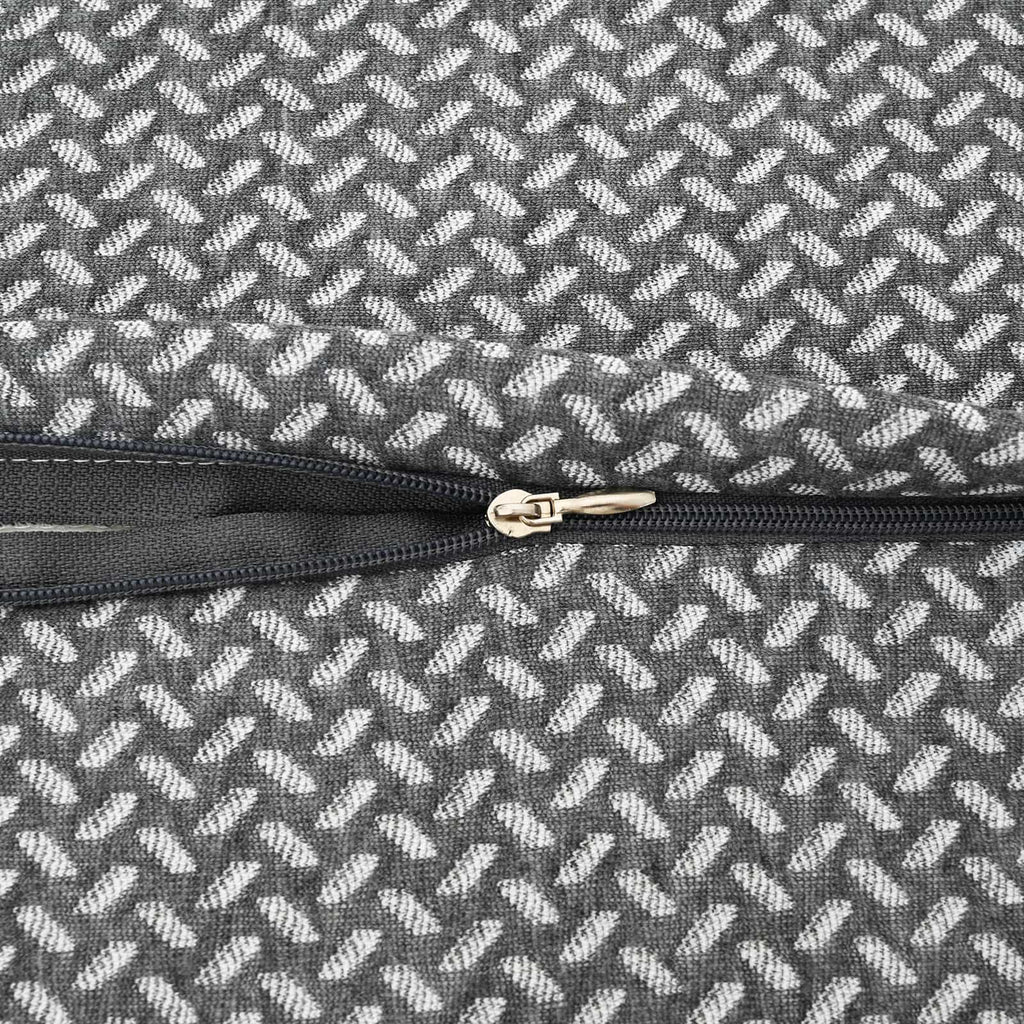 Kopfkissen mit Kissen Grau 60 x 34 x 11 cm Polyester