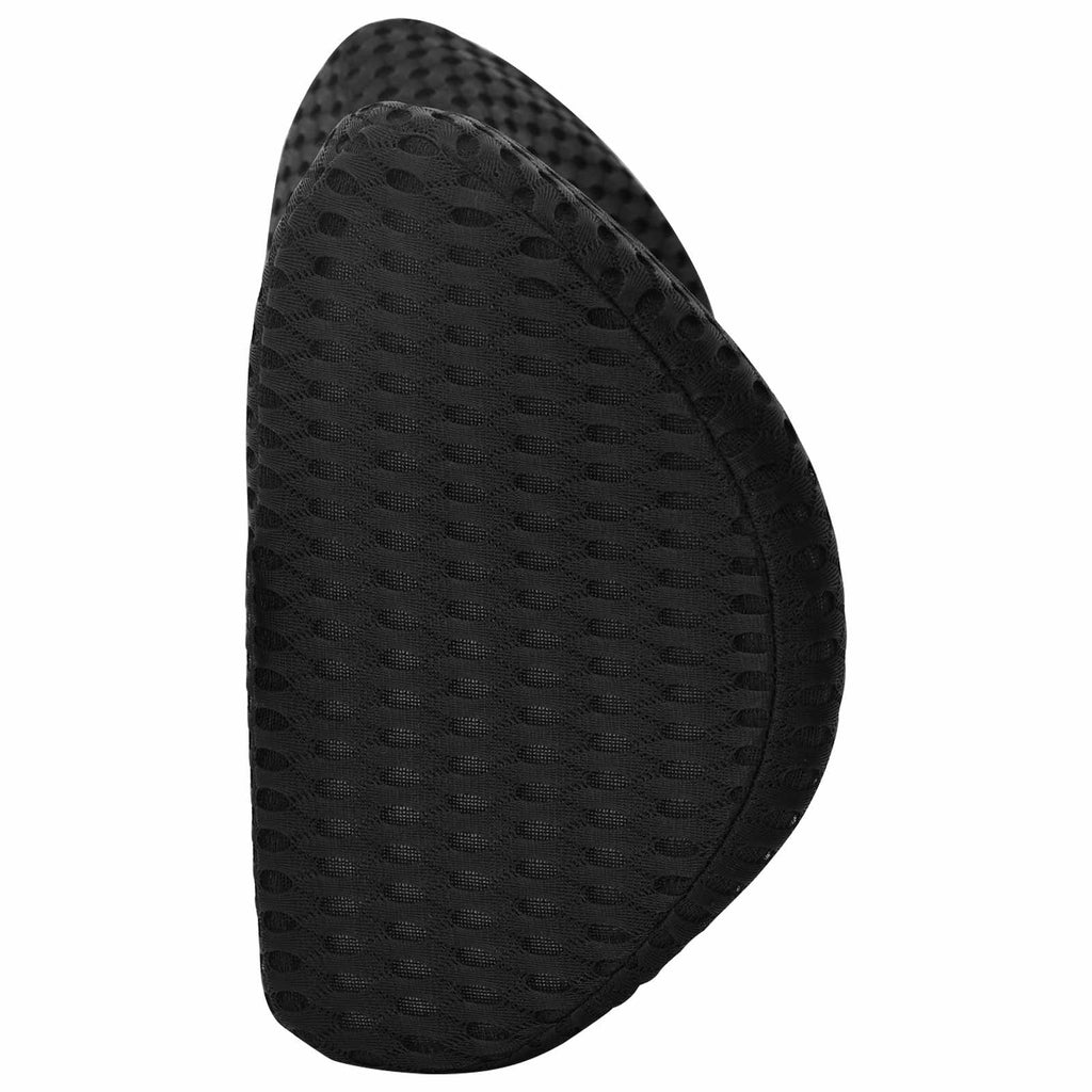 Rückenkissen Schwarz Viscoschaum 46 x 24 x 11 cm