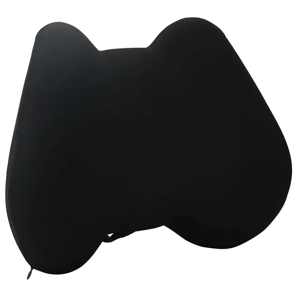 Rückenkissen Schwarz Viscoschaum 40 x 32 x 13 cm