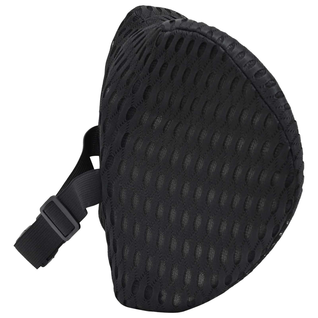 Nackenkissen Schwarz Viscoschaum 30,5 x 21,5 x 13 cm