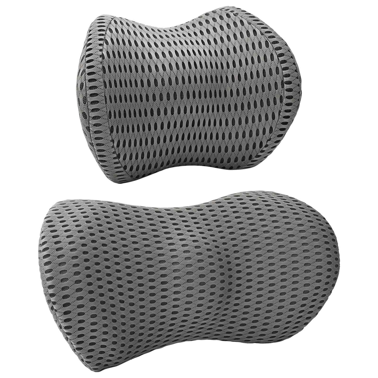 Nackenkissen, Rückenkissen Grau Viscoschaum 47 x 24 x 12 cm
