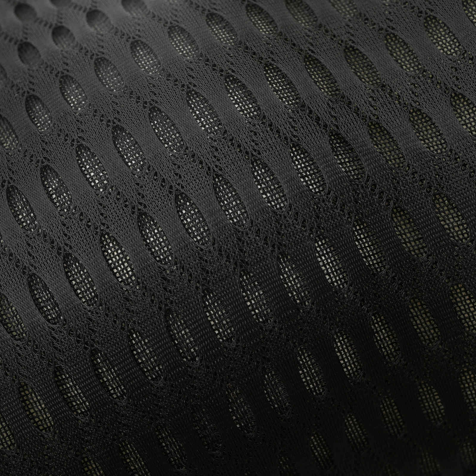 Nackenkissen, Rückenkissen Schwarz Viscoschaum 47 x 24 x 11 cm
