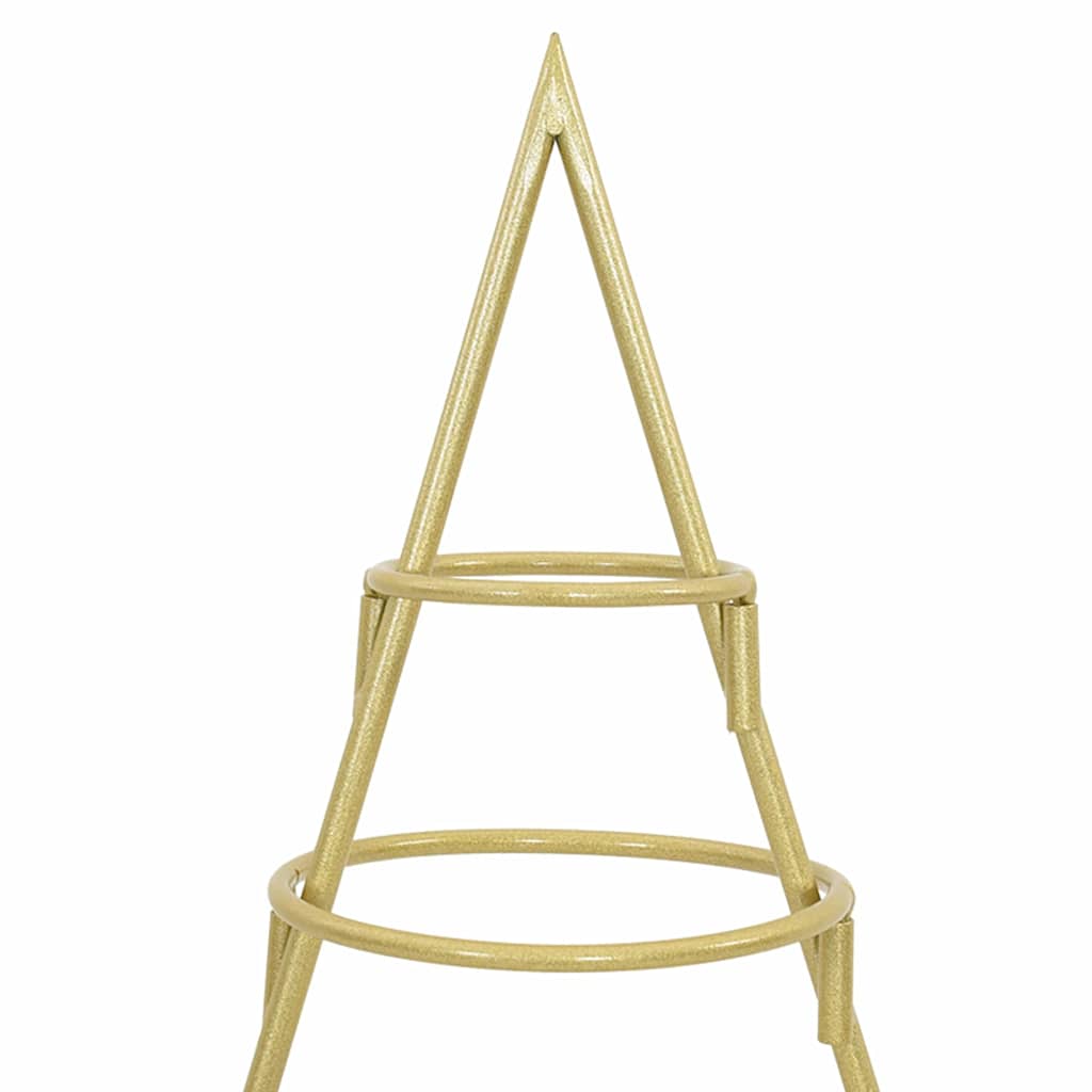 Metall Weihnachtsbaum Gold 125 cm Pulverbeschichteter Stahl