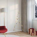Metall Weihnachtsbaum Gold 148 cm Pulverbeschichteter Stahl
