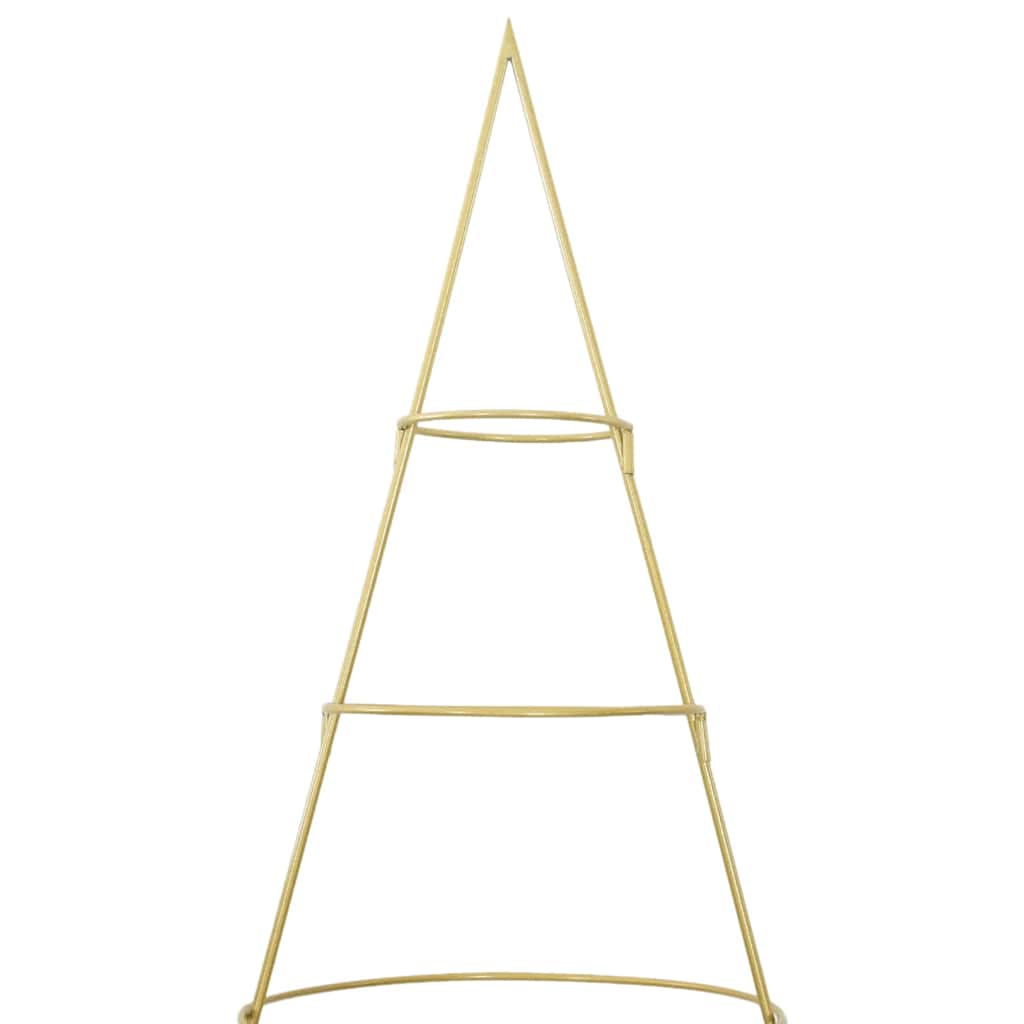 Metall Weihnachtsbaum Gold 209 cm Pulverbeschichteter Stahl
