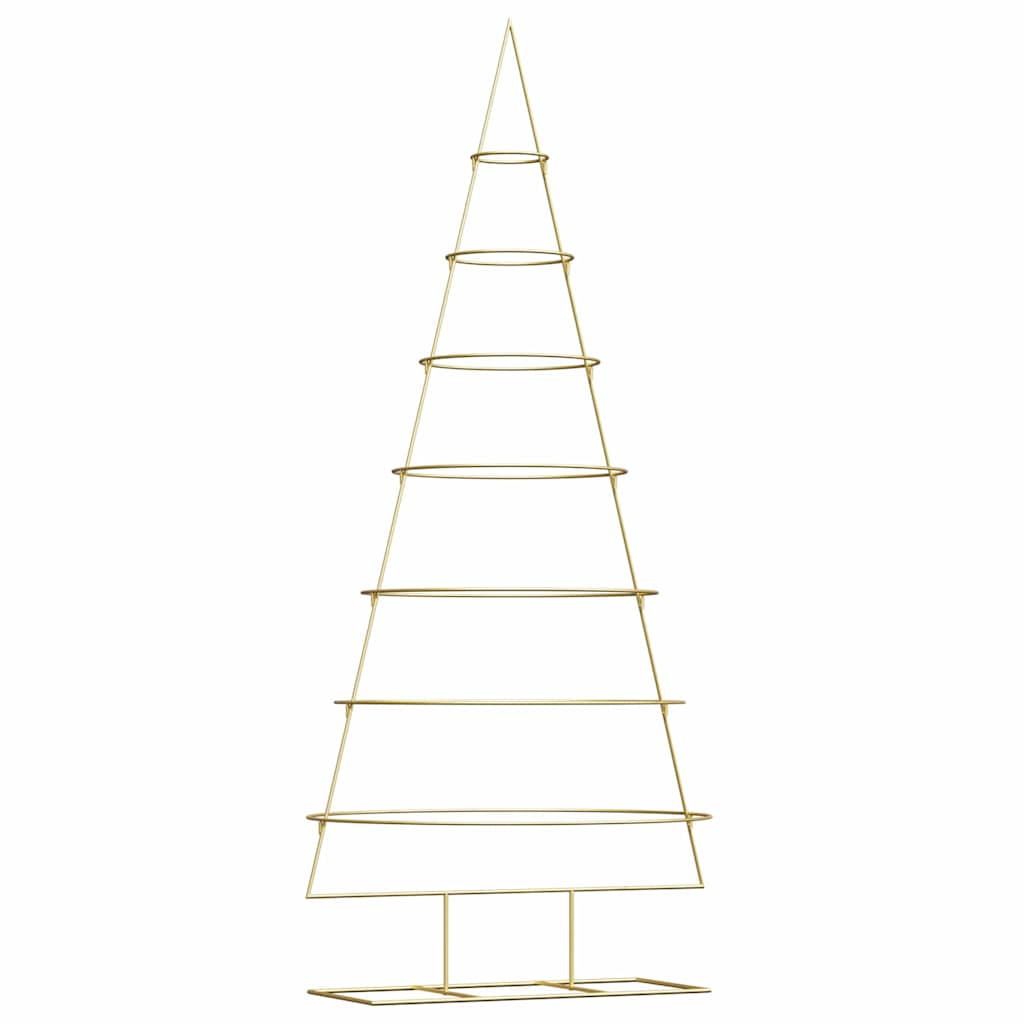 Metall Weihnachtsbaum Gold 209 cm Pulverbeschichteter Stahl