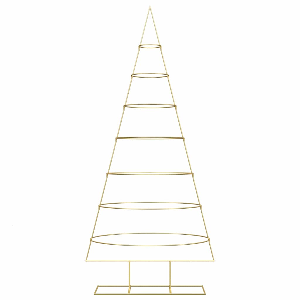 Metall Weihnachtsbaum Gold 209 cm Pulverbeschichteter Stahl