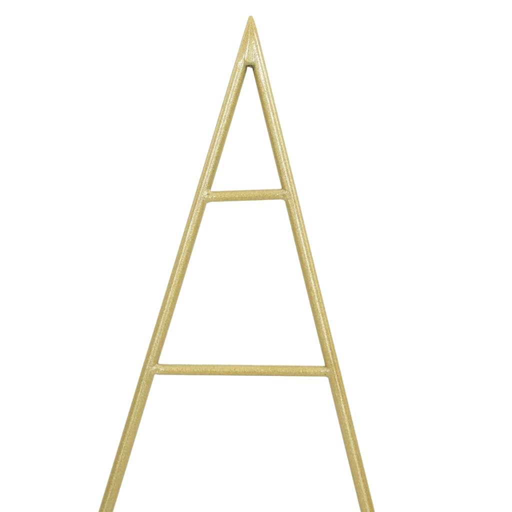 Metall Weihnachtsbaum Gold 60 cm Pulverbeschichteter Stahl