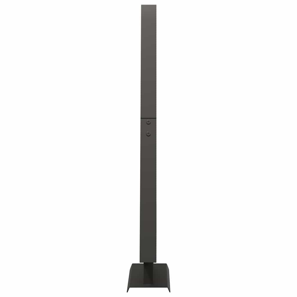 Metall Weihnachtsbaum mit Ständer Schwarz 90 cm Stahl