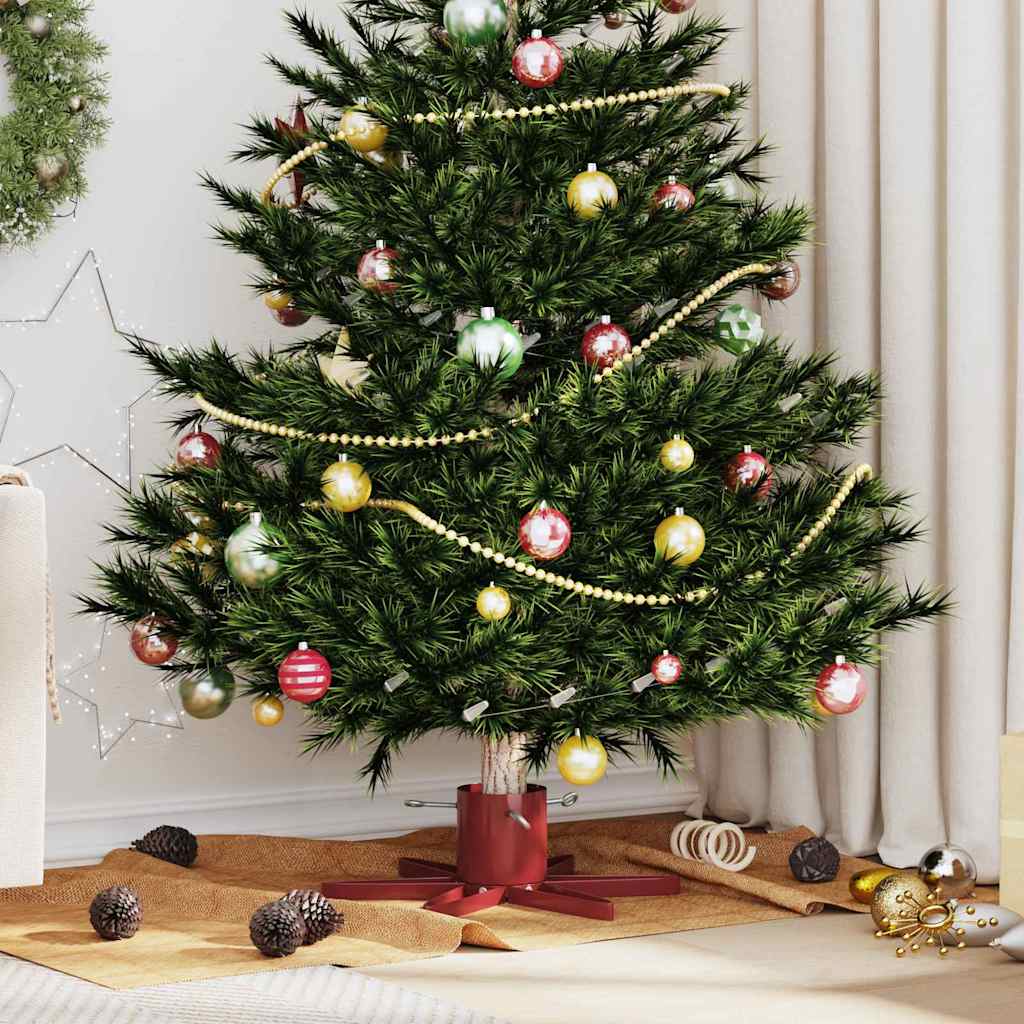 Weihnachtsbaumständer 1.73 Rot 50 x 50 x 15,5 cm Stahl