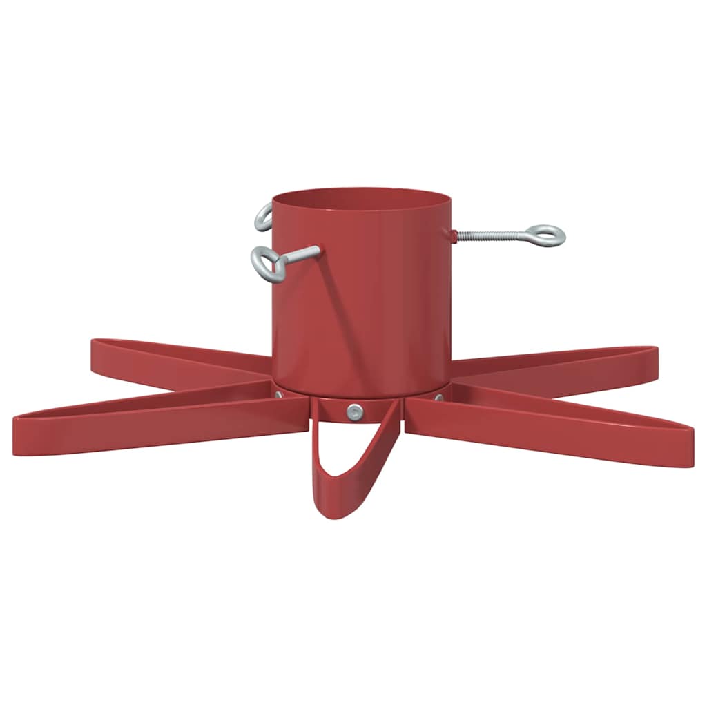 Weihnachtsbaumständer 1.73 Rot 50 x 50 x 15,5 cm Stahl