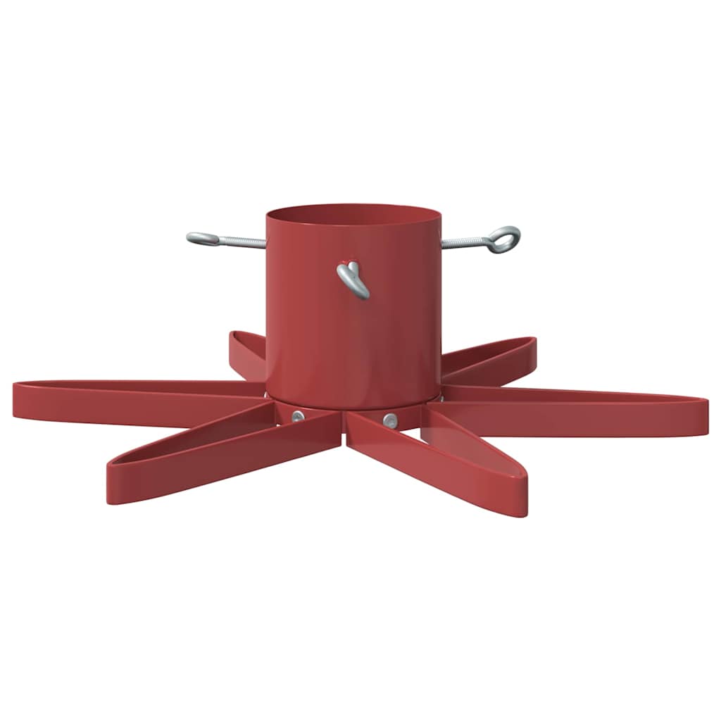Weihnachtsbaumständer 1.73 Rot 50 x 50 x 15,5 cm Stahl