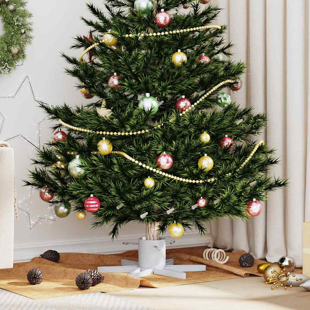 Weihnachtsbaumständer 1.73 Weiß 50 x 50 x 15,5 cm Stahl
