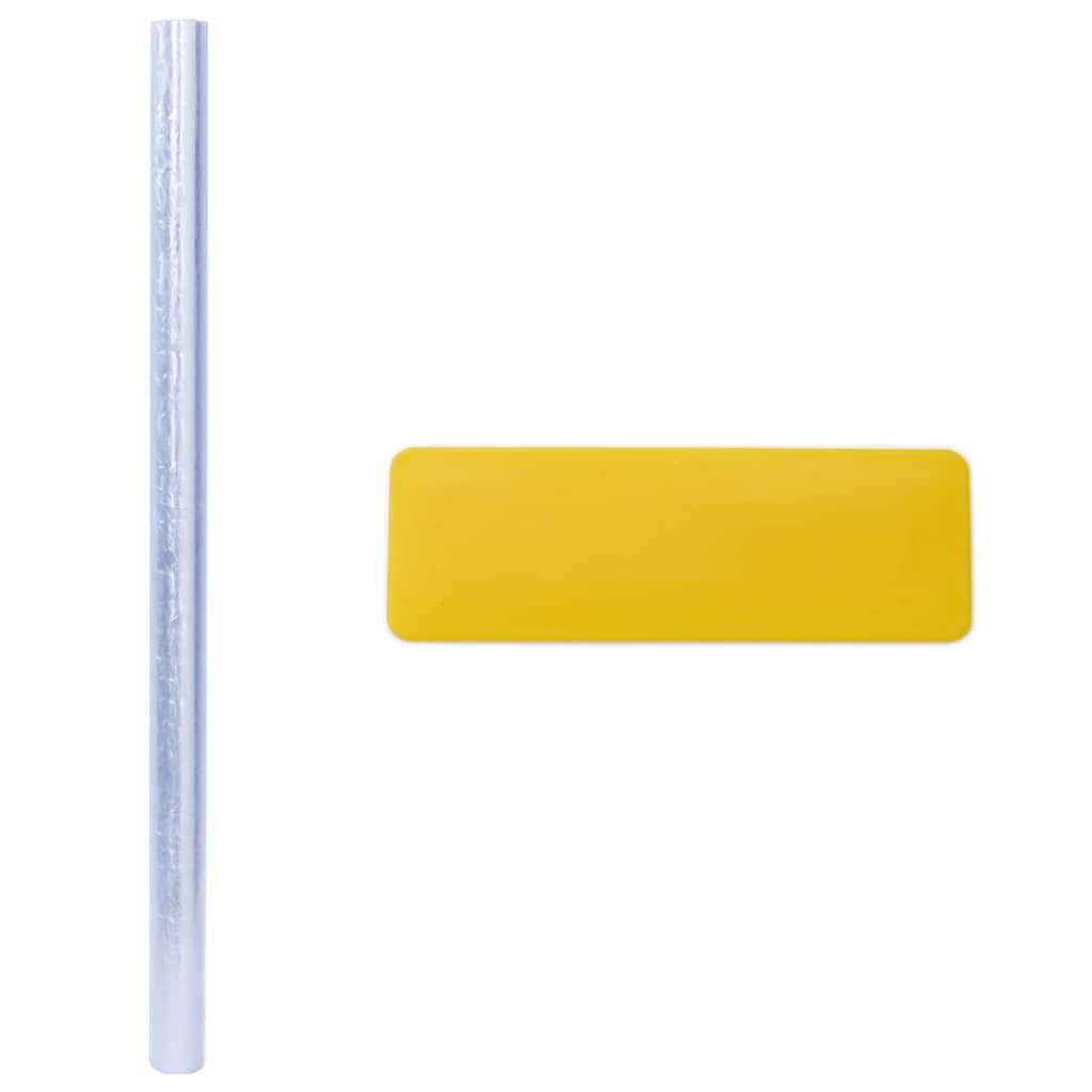 Statische Fensterfolie Transparent 90 x 2000 cm PVC