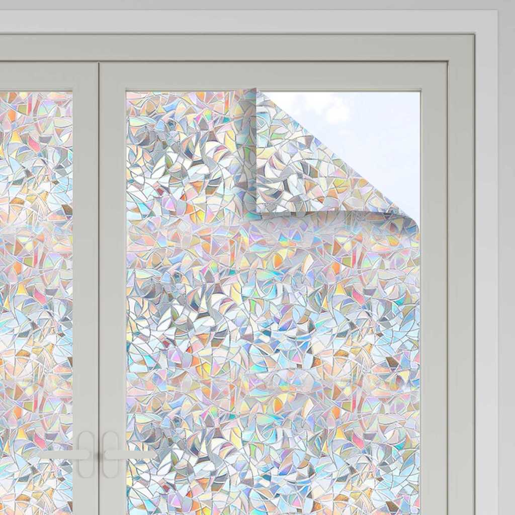 Statische Fensterfolie Transparent 90 x 2000 cm PVC