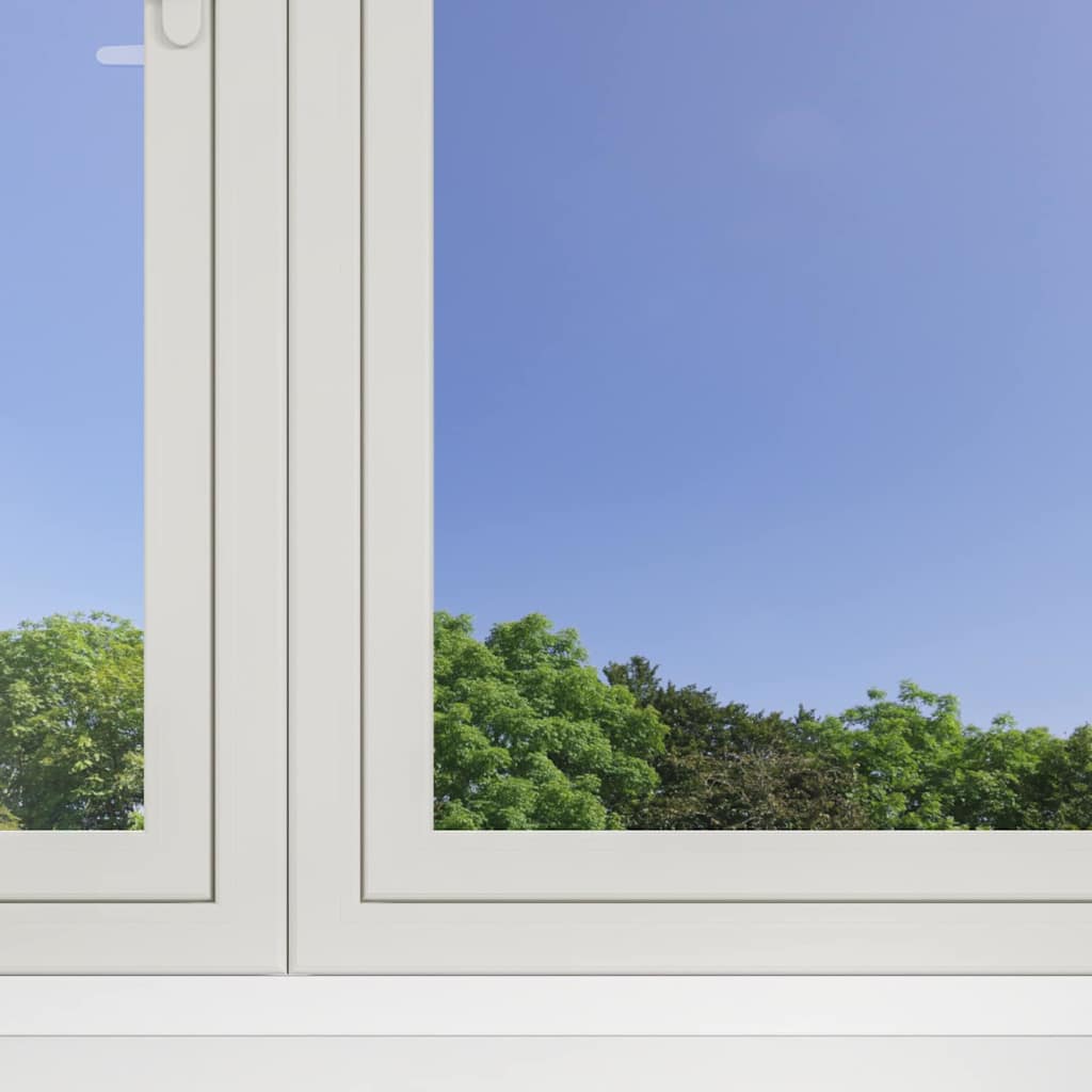 Statische Reflektierende Solarfensterfolie Silber 90 x 1000 cm