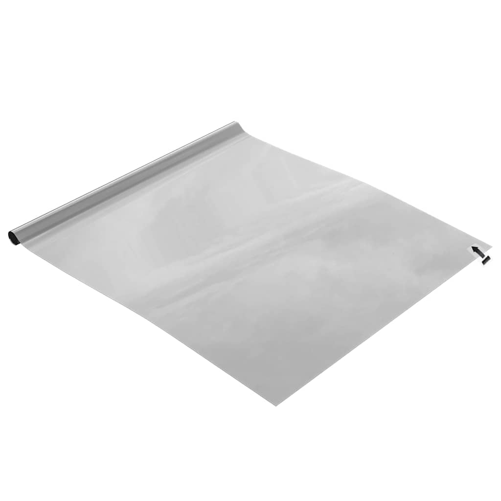 Statische Reflektierende Solarfensterfolie Silber 90 x 1000 cm