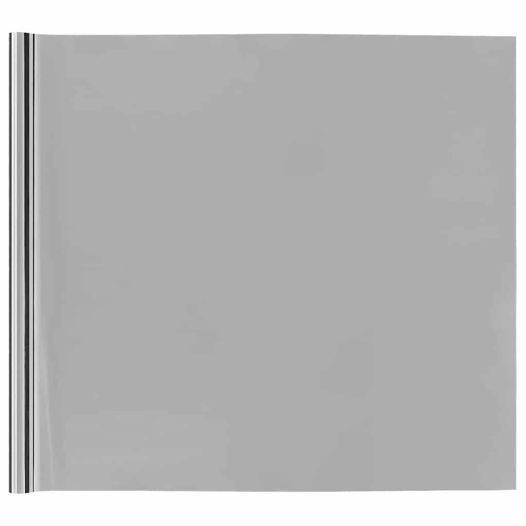 Statische Reflektierende Solarfensterfolie Silber 90 x 1000 cm