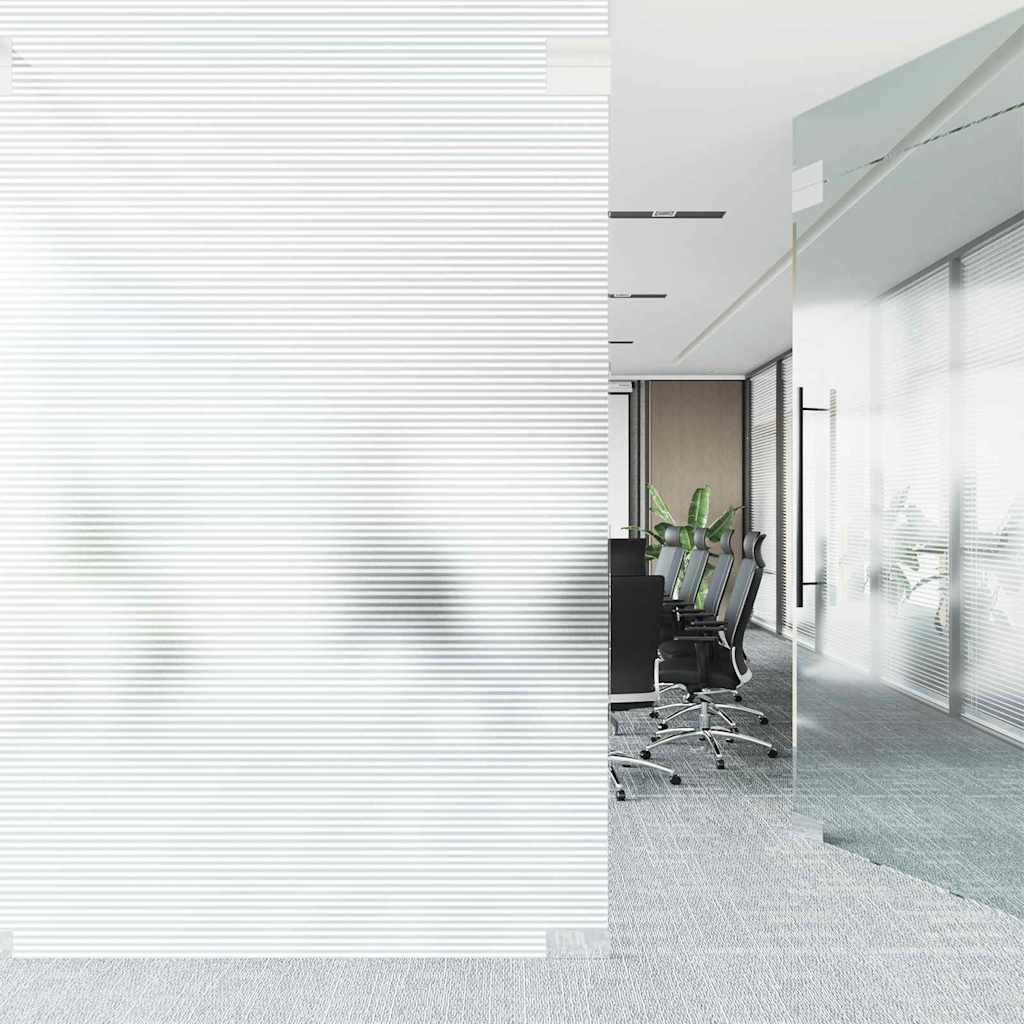 Selbstklebende Fensterfolie Mattierte Streifen 90 x 2000 cm PVC