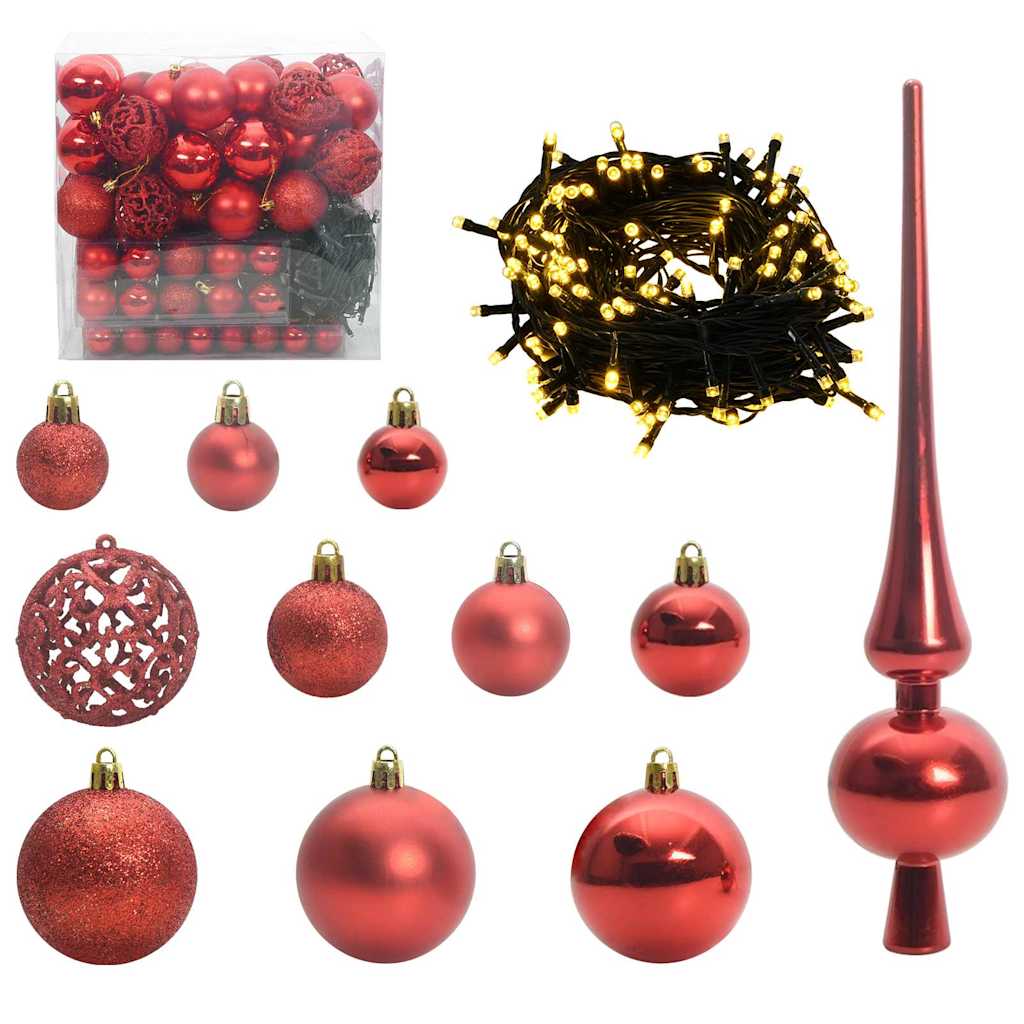 Künstlicher Weihnachtsbaum mit 300 LEDs mit Ständer Grün 240 cm