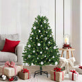 Künstlicher Weihnachtsbaum Grün 150 cm PVC und Metall