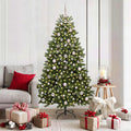 Künstlicher Weihnachtsbaum Grün 180 cm PVC und Metall