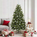 Künstlicher Weihnachtsbaum Grün 180 cm PVC und Metall