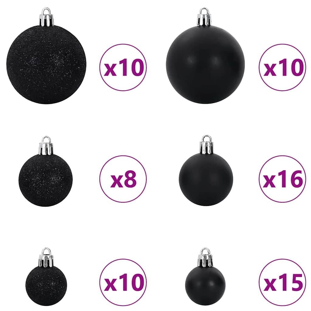 Künstlicher Weihnachtsbaum Grün 240 cm PVC und Metall