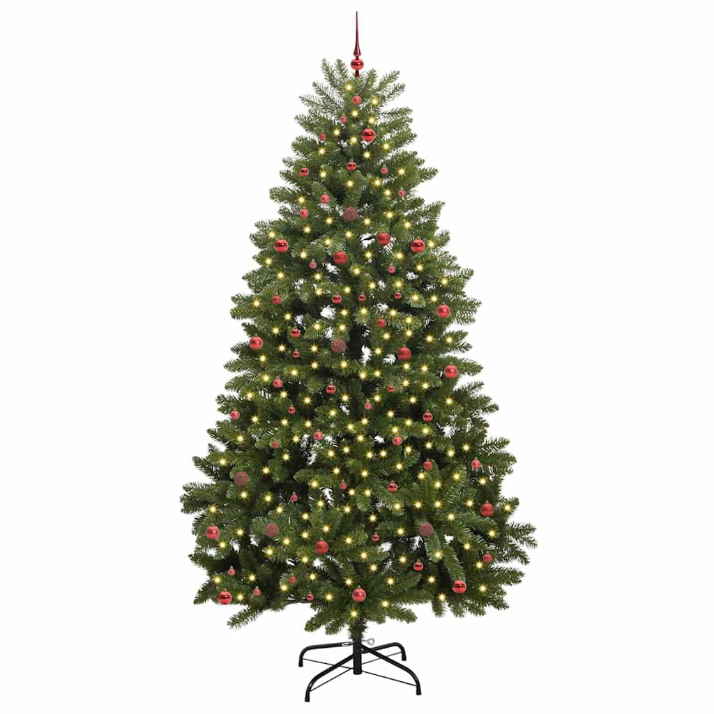 Künstlicher Weihnachtsbaum Grün 300 cm PVC und Metall