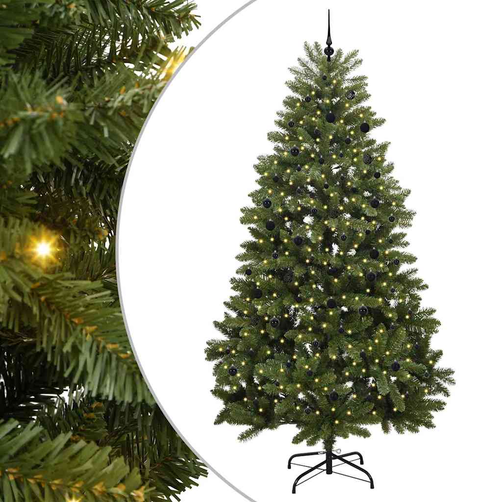 Künstlicher Weihnachtsbaum Grün 300 cm PVC und Metall