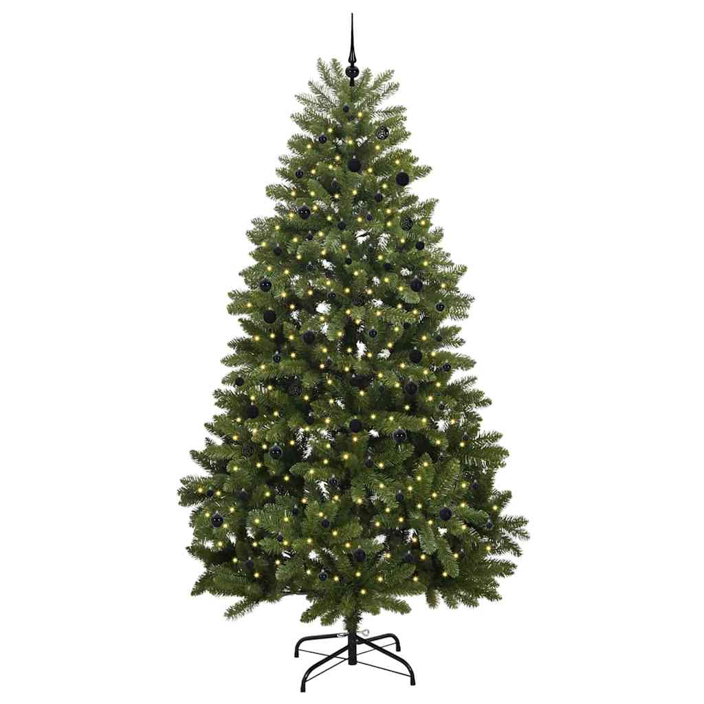 Künstlicher Weihnachtsbaum Grün 300 cm PVC und Metall