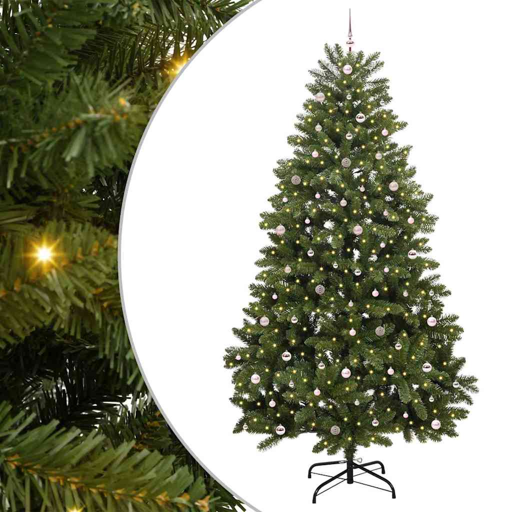 Künstlicher Weihnachtsbaum Grün 300 cm PVC und Metall