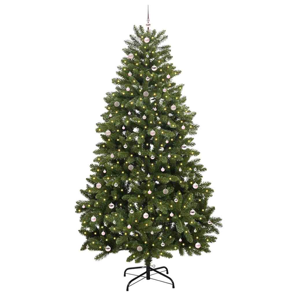 Künstlicher Weihnachtsbaum Grün 300 cm PVC und Metall