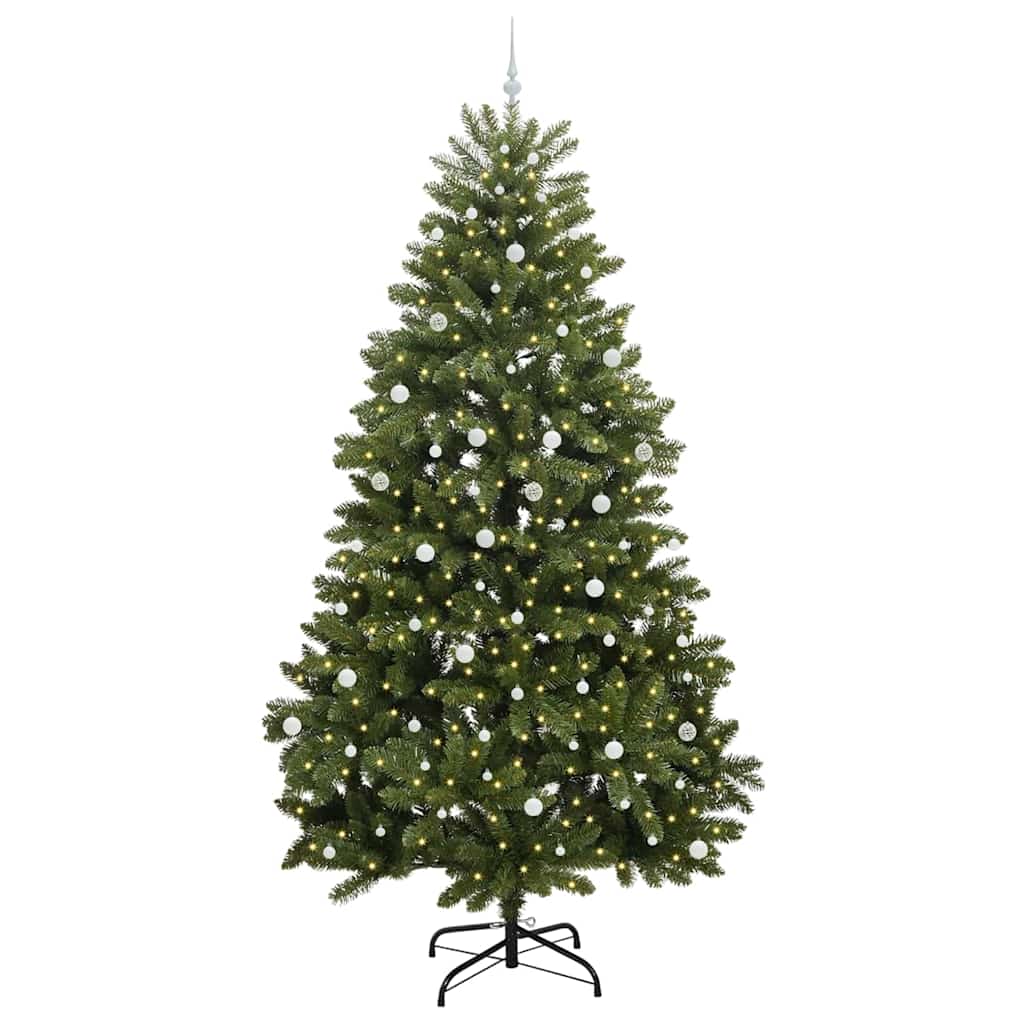 Künstlicher Weihnachtsbaum Grün 300 cm PVC und Metall