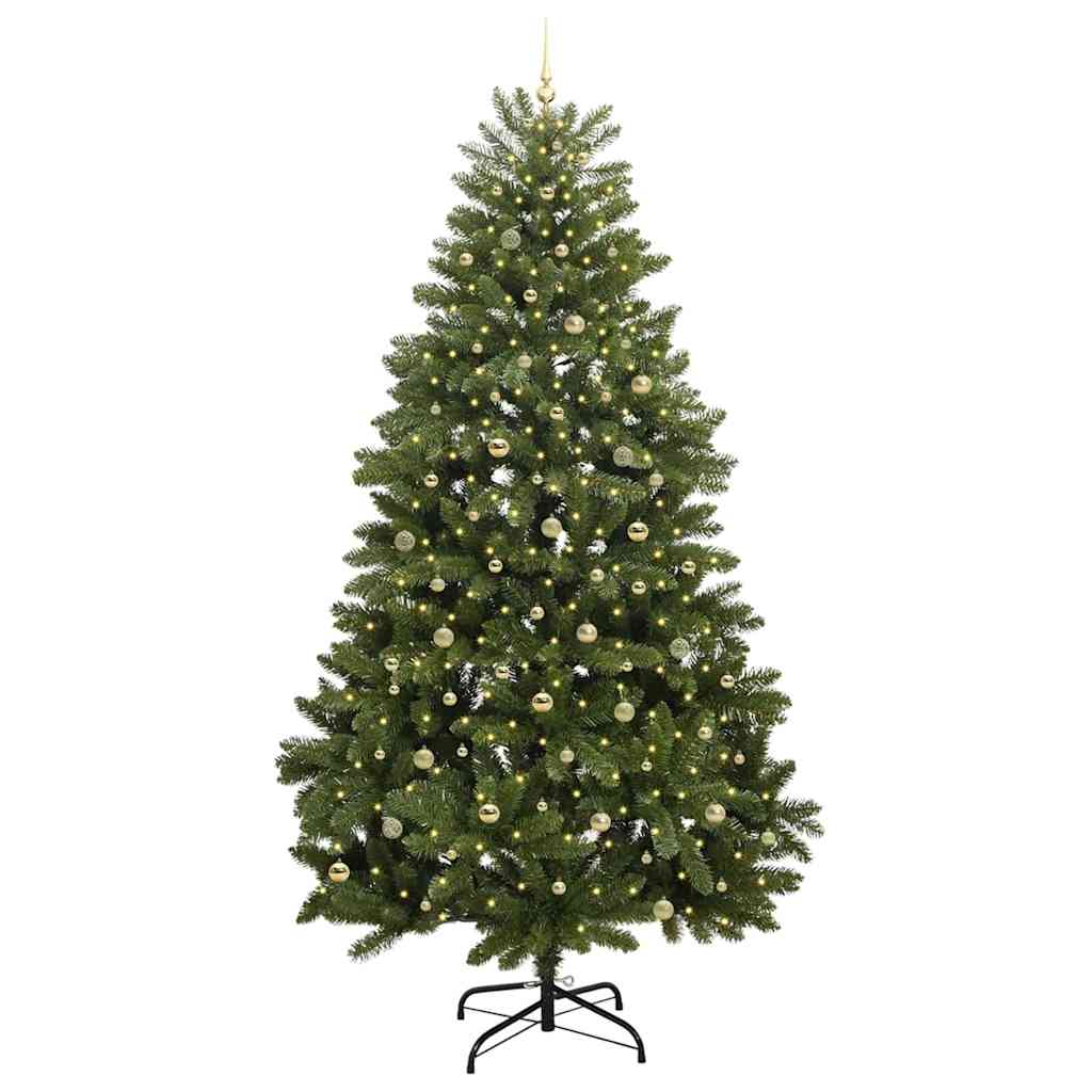 Künstlicher Weihnachtsbaum Grün 300 cm PVC und Metall