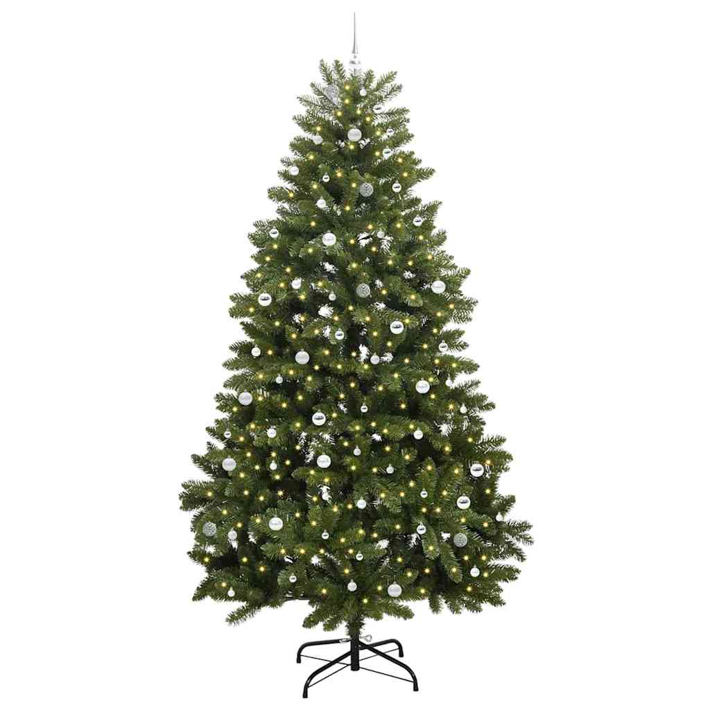 Künstlicher Weihnachtsbaum Grün 300 cm PVC und Metall