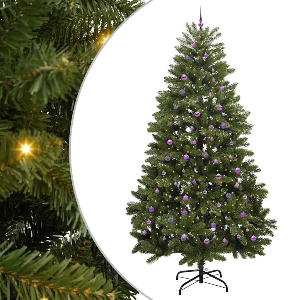 Künstlicher Weihnachtsbaum Grün 300 cm PVC und Metall