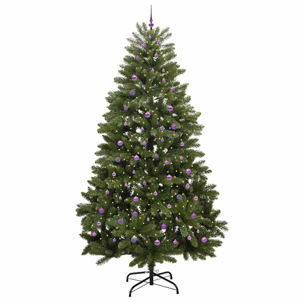 Künstlicher Weihnachtsbaum Grün 300 cm PVC und Metall