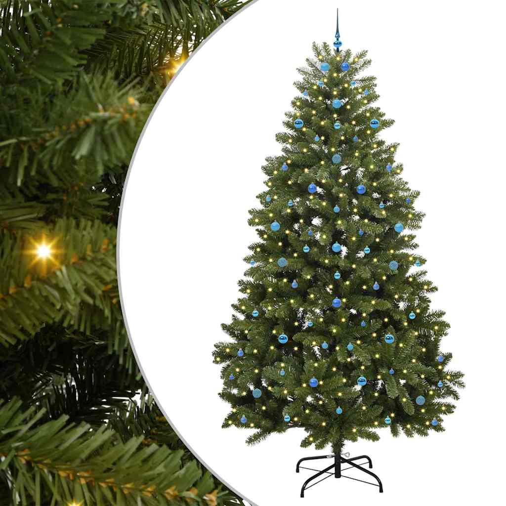 Künstlicher Weihnachtsbaum Grün 300 cm PVC und Metall