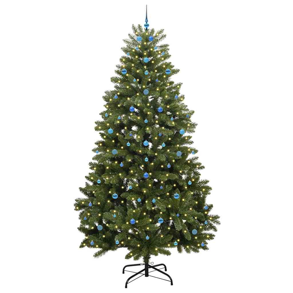 Künstlicher Weihnachtsbaum Grün 300 cm PVC und Metall