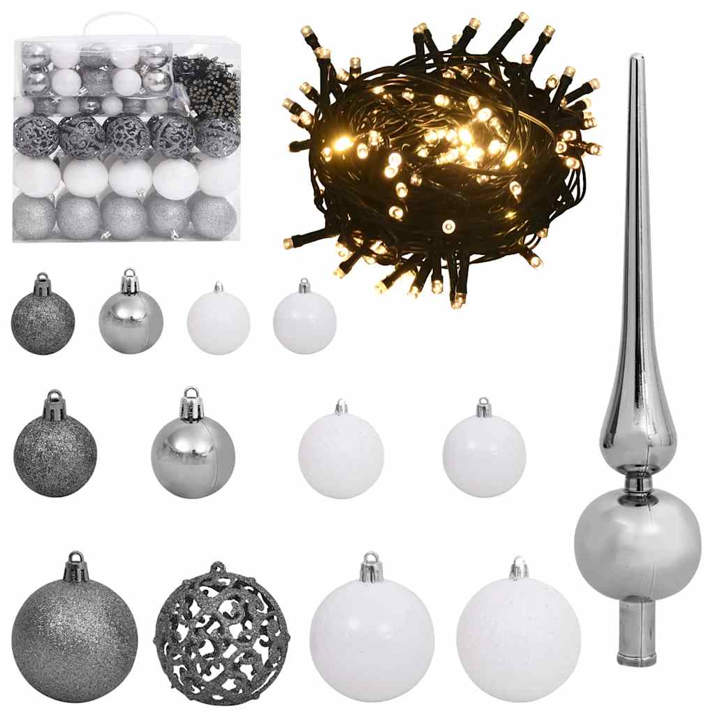 Künstlicher Weihnachtsbaum Grün 120 cm PVC, Plastik und Stahl